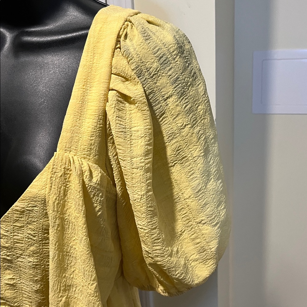 Lulu's Sunny Yellow Midi Dress - Picture 9 of 9